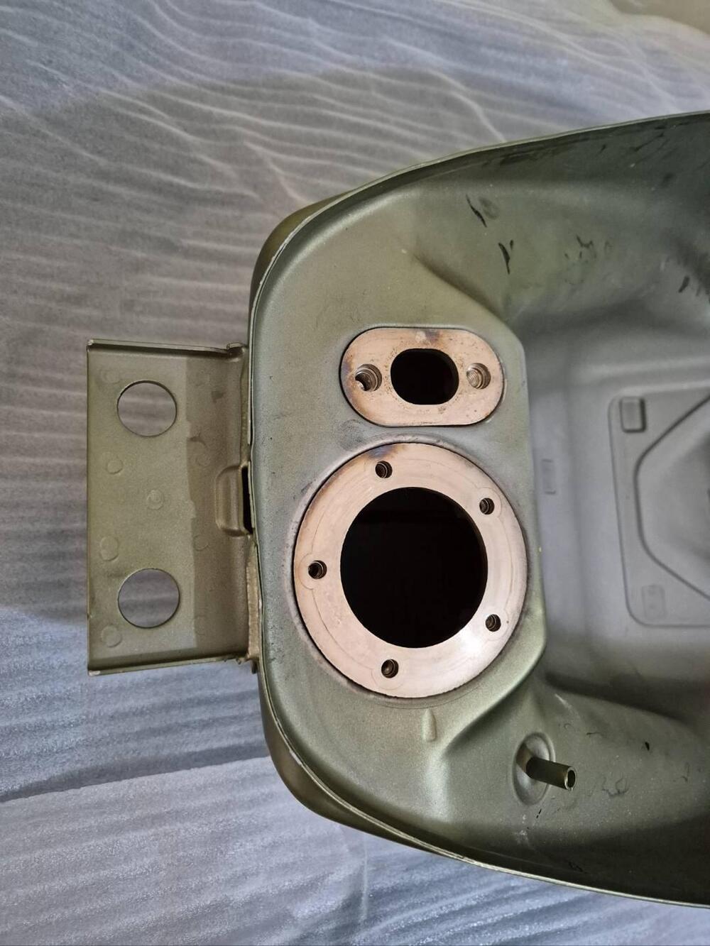 Serbatoio verde moto morini seiemezzo SCR (12)