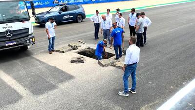 MotoGP 2026. GP del Brasile. All'improvviso un buco nell'asfalto della pista di Goiania: programma sospeso, gare a rischio [IN AGGIORNAMENTO]