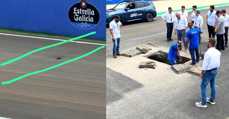 MotoGP 2026. GP del Brasile. All'improvviso un buco nell'asfalto della pista di Goiania: Sprint posticipata [IN AGGIORNAMENTO]