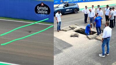 MotoGP 2026. GP del Brasile. All'improvviso un buco nell'asfalto della pista di Goiania: programma sospeso, gare a rischio [IN AGGIORNAMENTO]