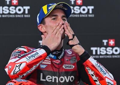 MotoGP 2026. GP del Brasile. Marc Márquez, vincitore della Sprint: La buca? Mi sono anche arrabbiato. Diggia aveva qualcosina in più
