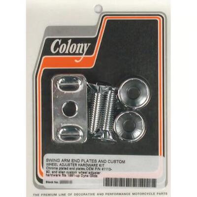 Registri ruota posteriore cromati per Dyna dal 199 