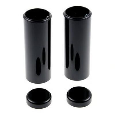 Copri forcelle superiori in alluminio 4 pezzi neri 