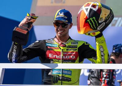 MotoGP 2026. GP del Brasile. Fabio Di Giannantonio, terzo e il duello con Marquez: “Oggi ho vinto io il confronto con Marc, ma ieri lui ha vinto la gara”