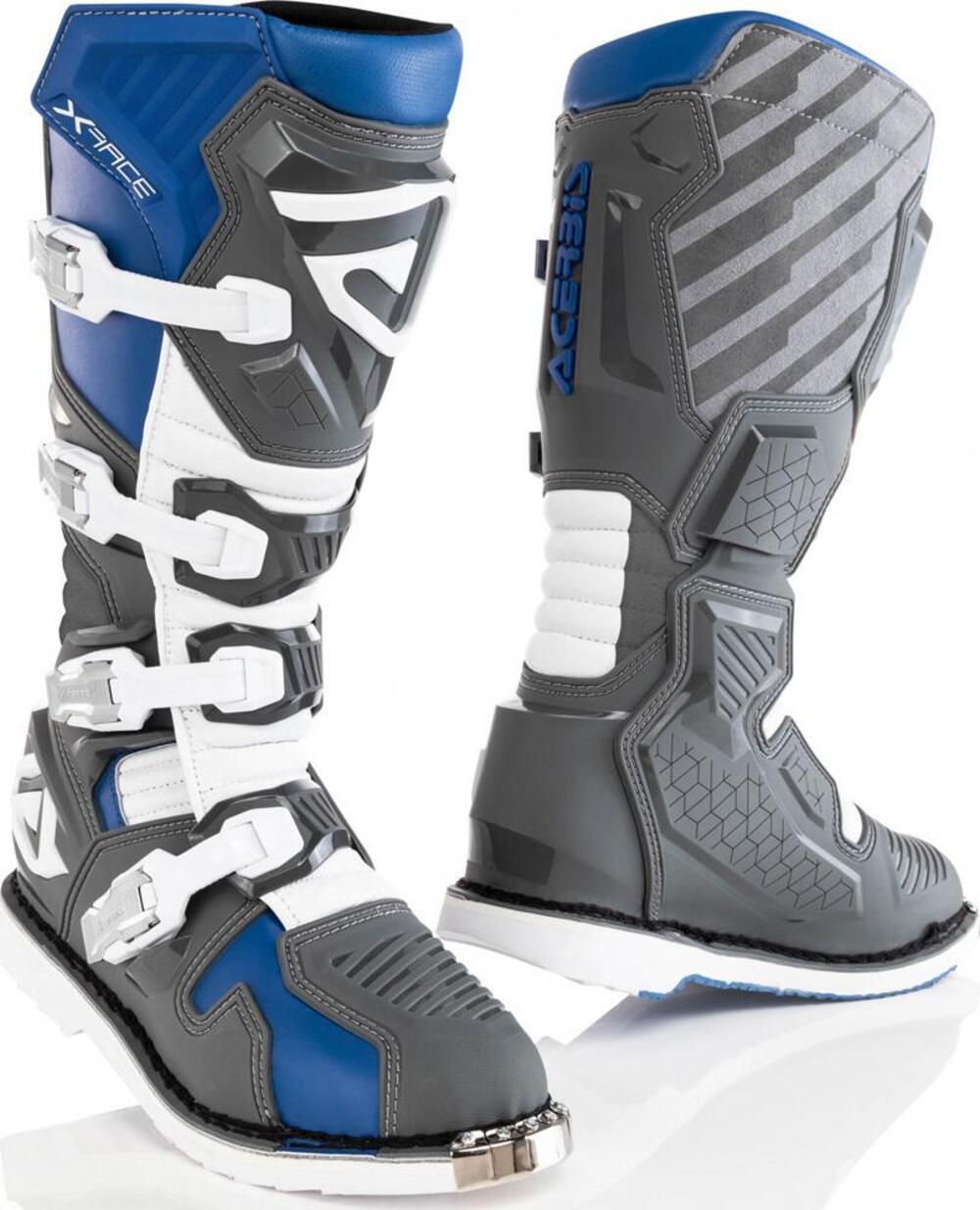 Stivali cross Acerbis X-Race Blu Grigio