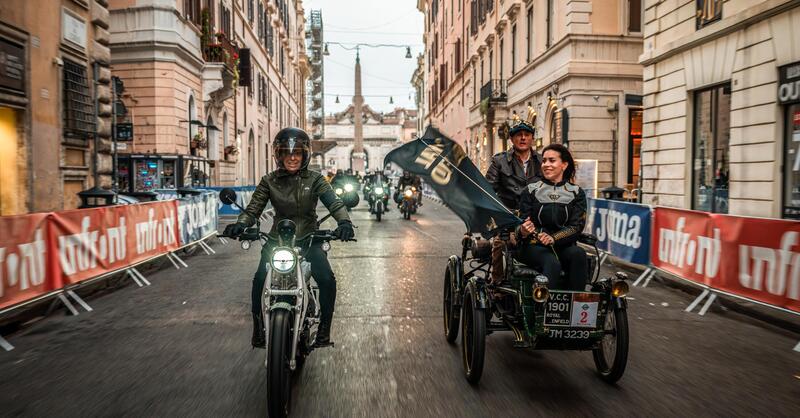 Il futuro e la storia di Royal Enfield in parata per la Maratona di Roma