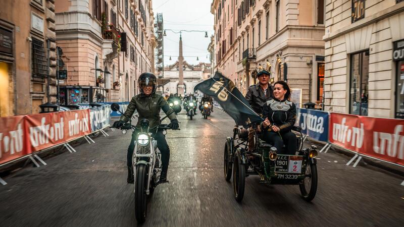 Il futuro e la storia di Royal Enfield in parata per la Maratona di Roma