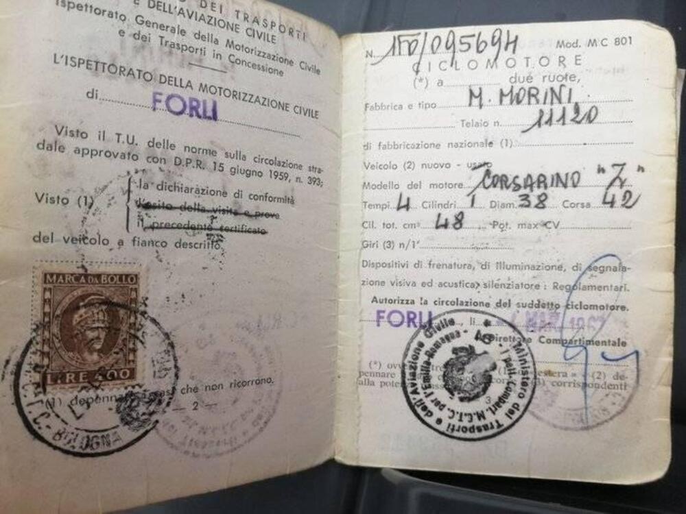 Morini  Corsarino Z 50cc 4 tempi del 1969 (2)