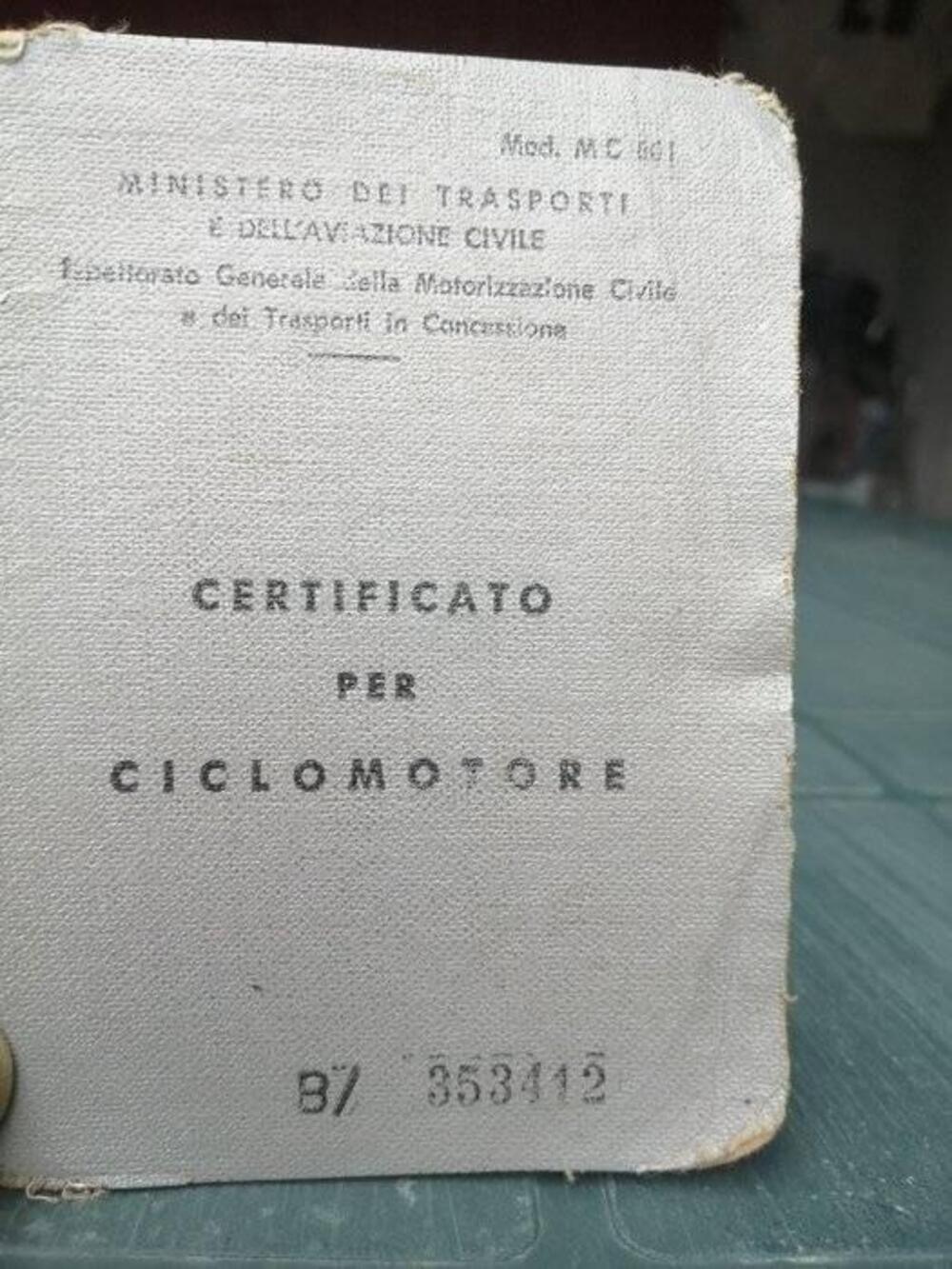 Morini  Corsarino Z 50cc 4 tempi del 1969 (6)