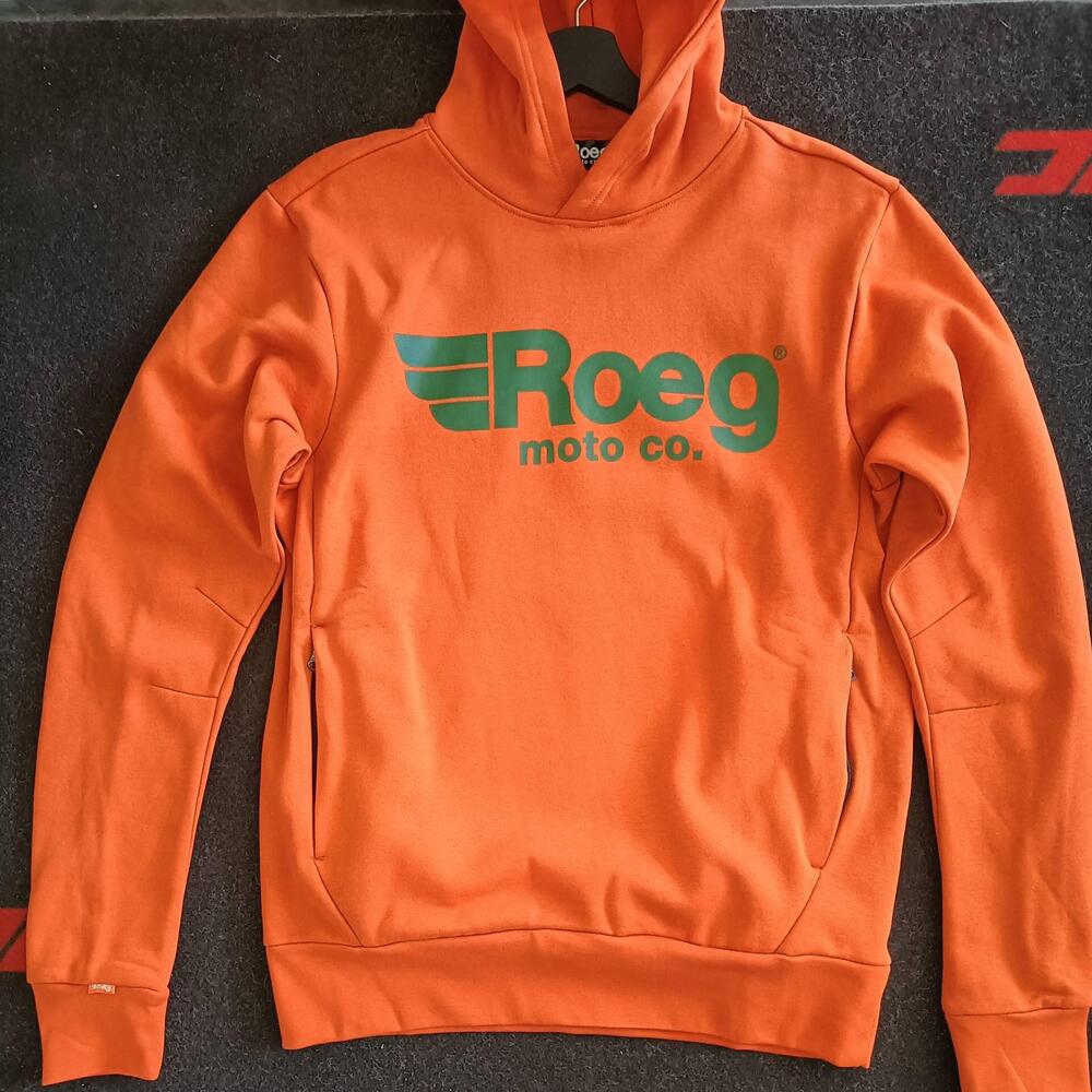 Felpa con cappuccio arancione Roeg Howard