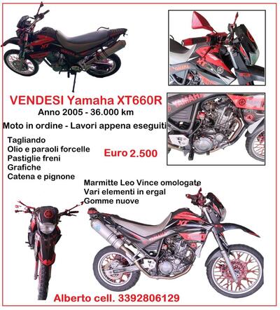 Yamaha XT 660 R (2004 - 16) usata