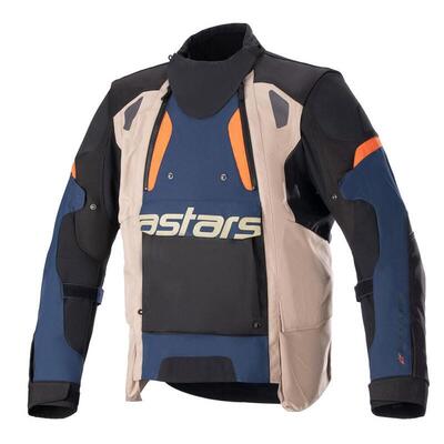 Giacca moto Alpinestars HALO DRYSTAR Blu scuro Kak