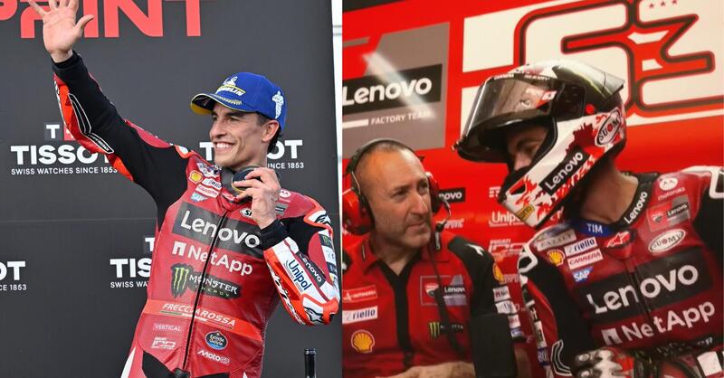MotoGP 2026. GP del Brasile. Marc Marquez sulla vittoria nella Sprint: &ldquo;Piano piano si arriva&rdquo;. Poi il duello con Diggia e la caduta di Pecco Bagnaia: &ldquo;Non riuscivo a fare nulla&rdquo; [VIDEO]