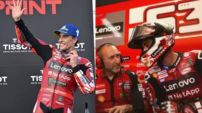 MotoGP 2026. GP del Brasile. Marc Marquez sulla vittoria nella Sprint: &ldquo;Piano piano si arriva&rdquo;. Poi il duello con Diggia e la caduta di Pecco Bagnaia: &ldquo;Non riuscivo a fare nulla&rdquo; [VIDEO]