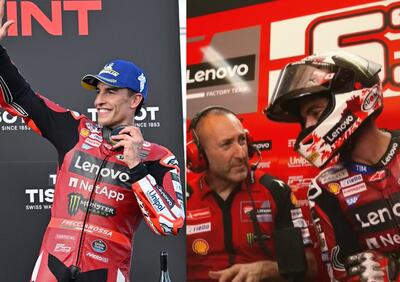 MotoGP 2026. GP del Brasile. Marc Marquez sulla vittoria nella Sprint: “Piano piano si arriva”. Poi il duello con Diggia e la caduta di Pecco Bagnaia: “Non riuscivo a fare nulla” [VIDEO]