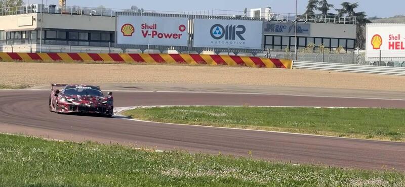 Test Ferrari a Fiorano