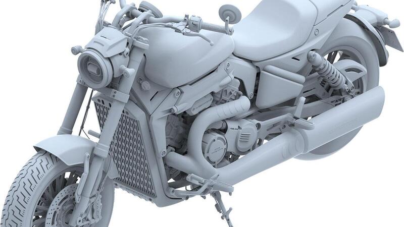 QJ Motor alza il tiro? In arrivo una nuova maxi-cruiser V4 ispirata al concept Equus