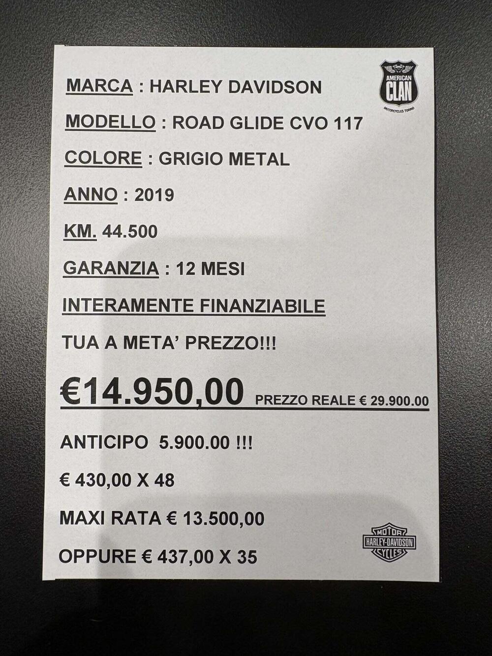 Harley-Davidson 117 Road Glide (2018 - 19) - FLTRXSE (2)