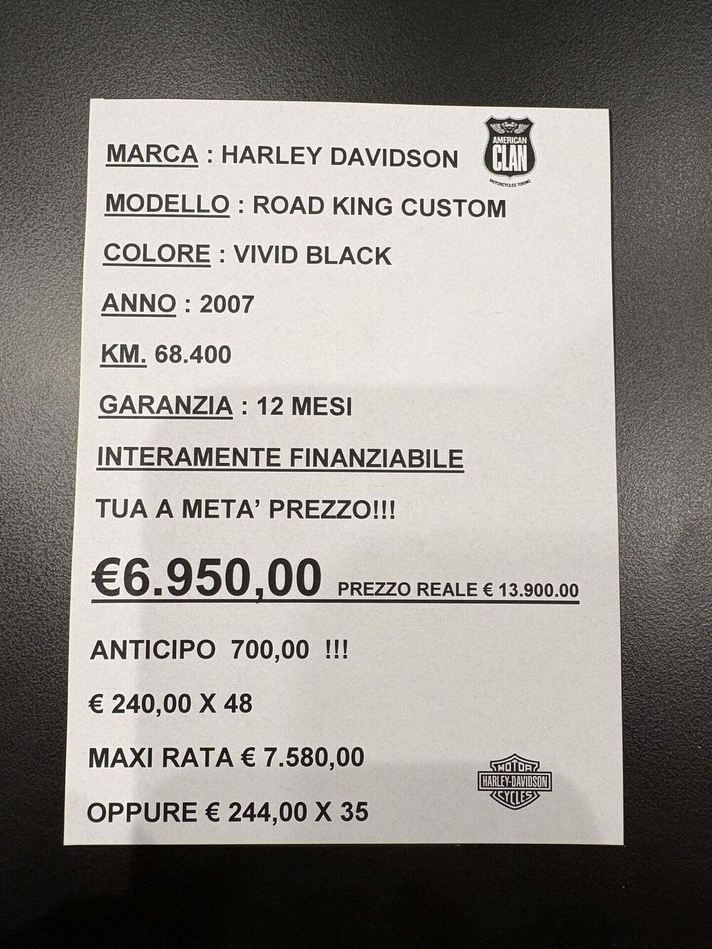 Harley-Davidson 1584 Road King Classic (2007 - 10) - FLHRC (2)