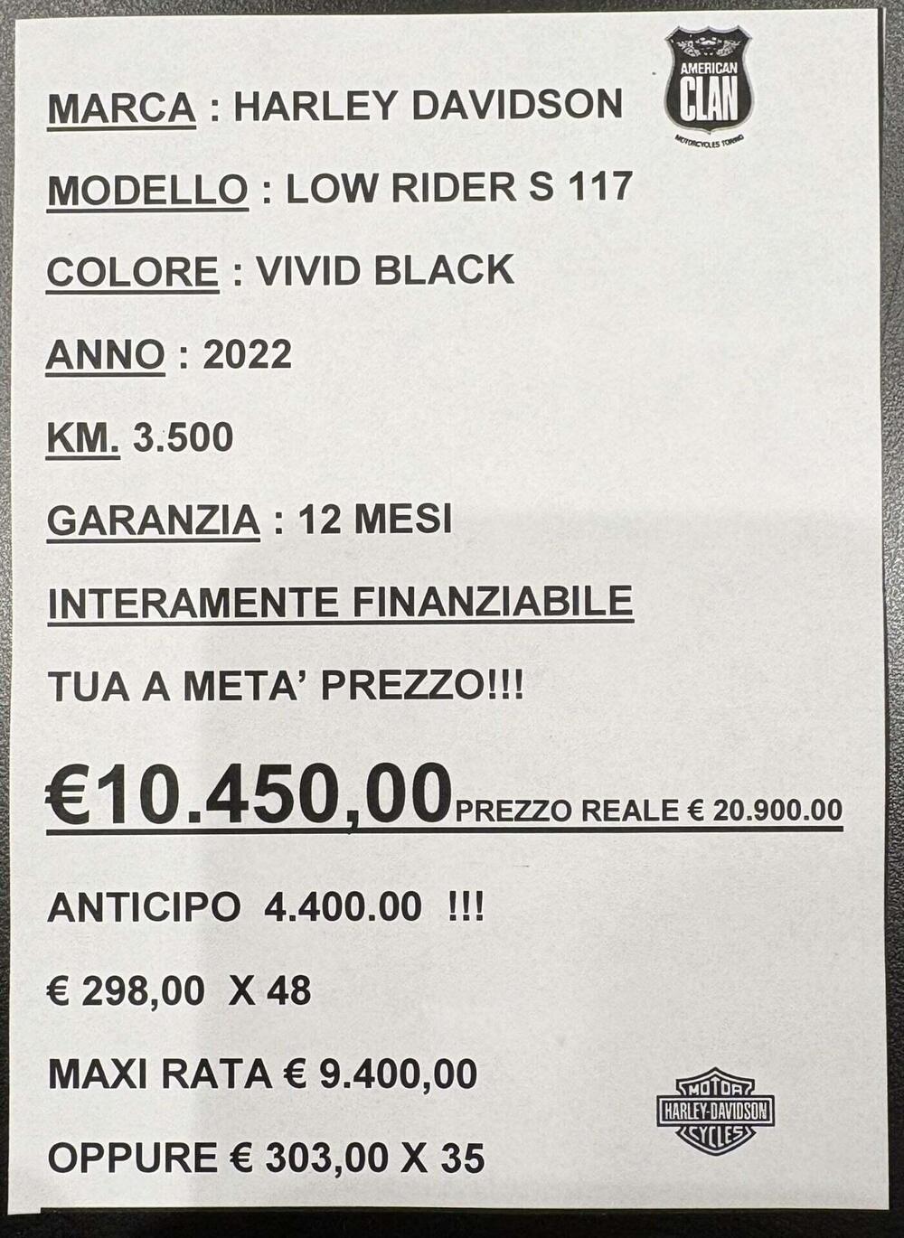 Harley-Davidson Low Rider S (2022 - 24) (3)