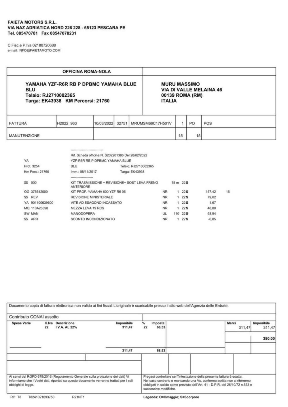 Yamaha YZF R6 (2017 - 20) (46)