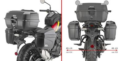 Portavaligie laterali specifico per Monokey Givi R