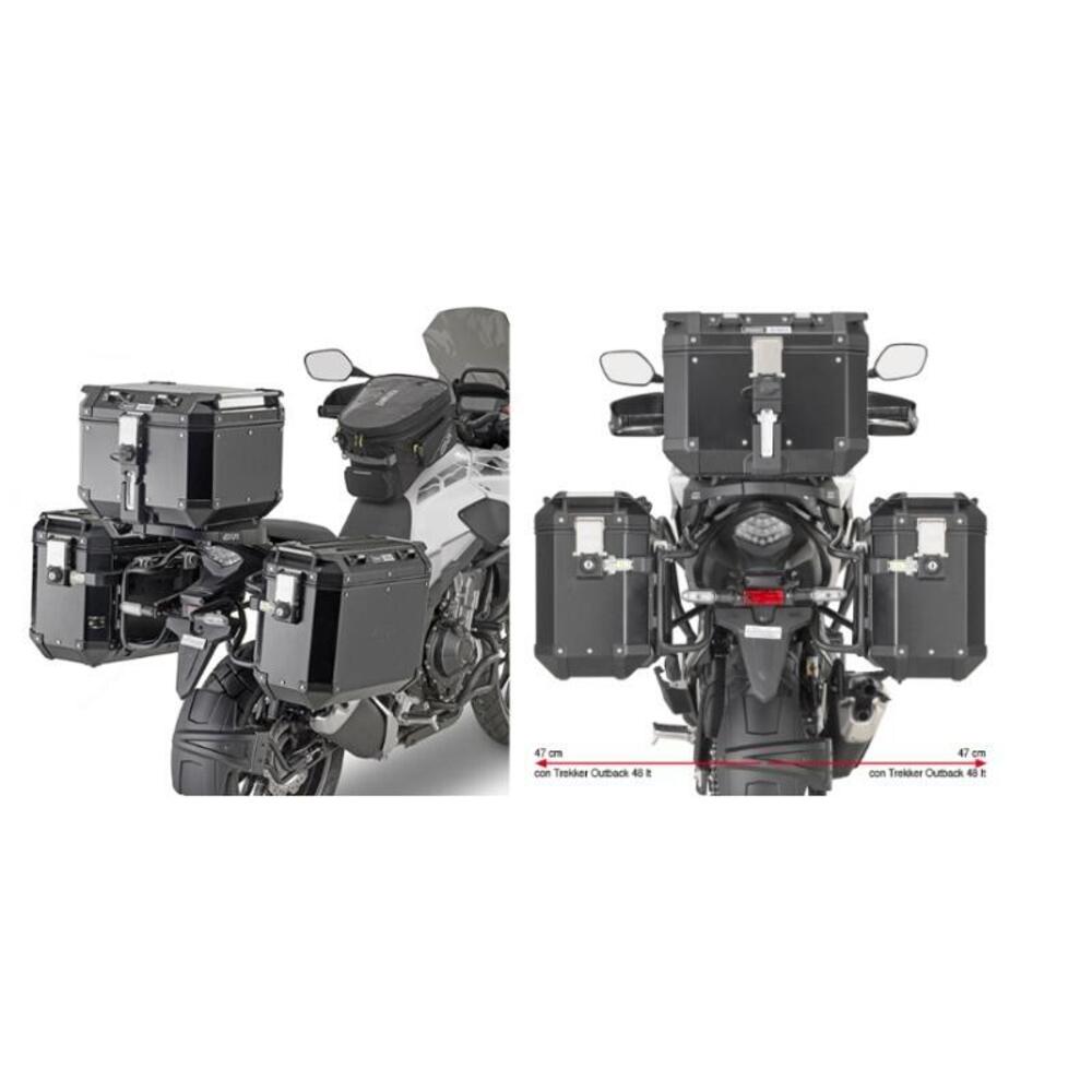 Portavaligie Laterale Givi PLO1171CAM Per Honda CB