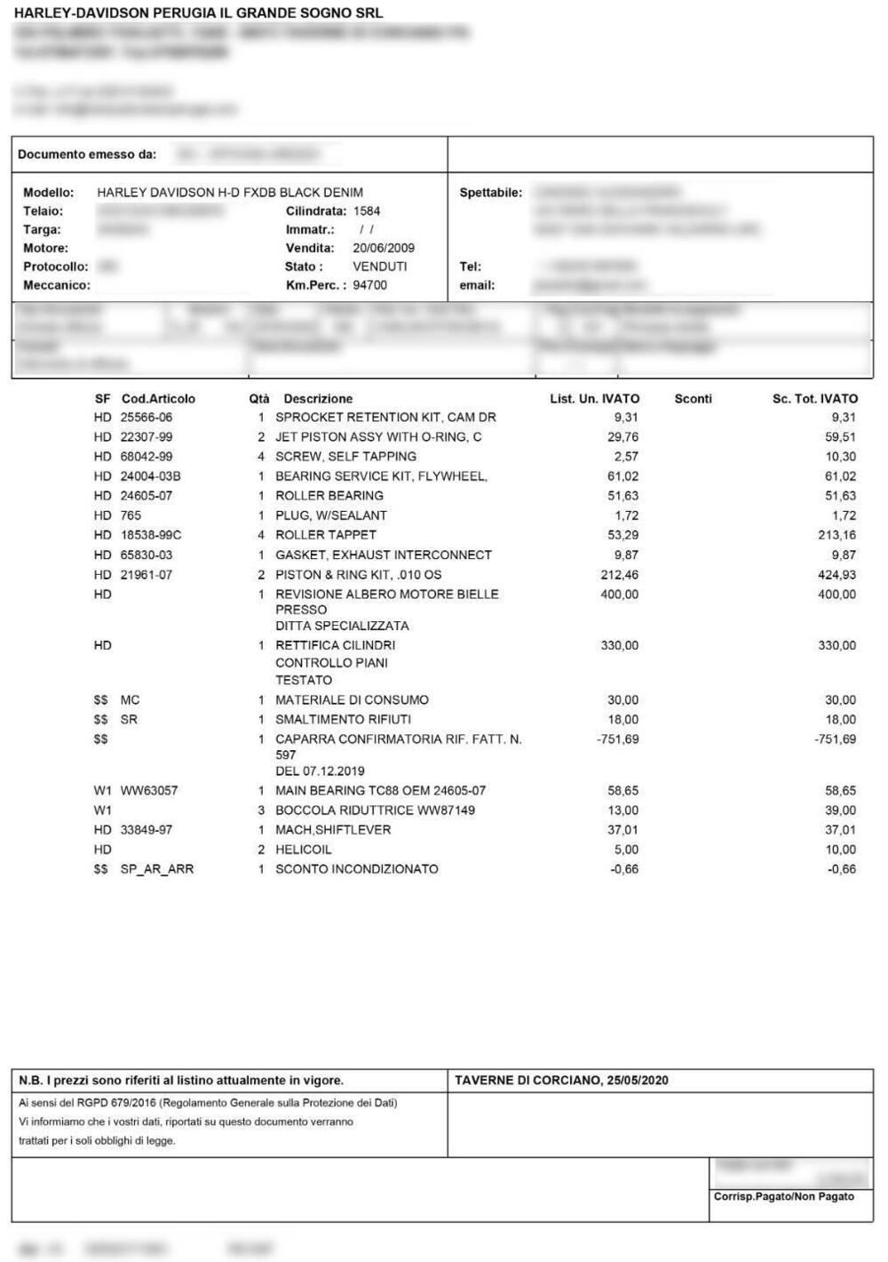 Harley-Davidson 1584 Street Bob (2008 - 15) - FXDB (6)
