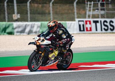 SBK 2026. GP del Portogallo a Portimao. Sam Lowes davanti a Nicolò Bulega nelle FP1 