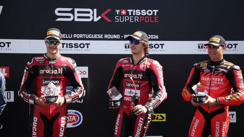SBK 2026. GP del Portogallo. SuperBulega! Sua la pole di Portimao [GALLERY] 