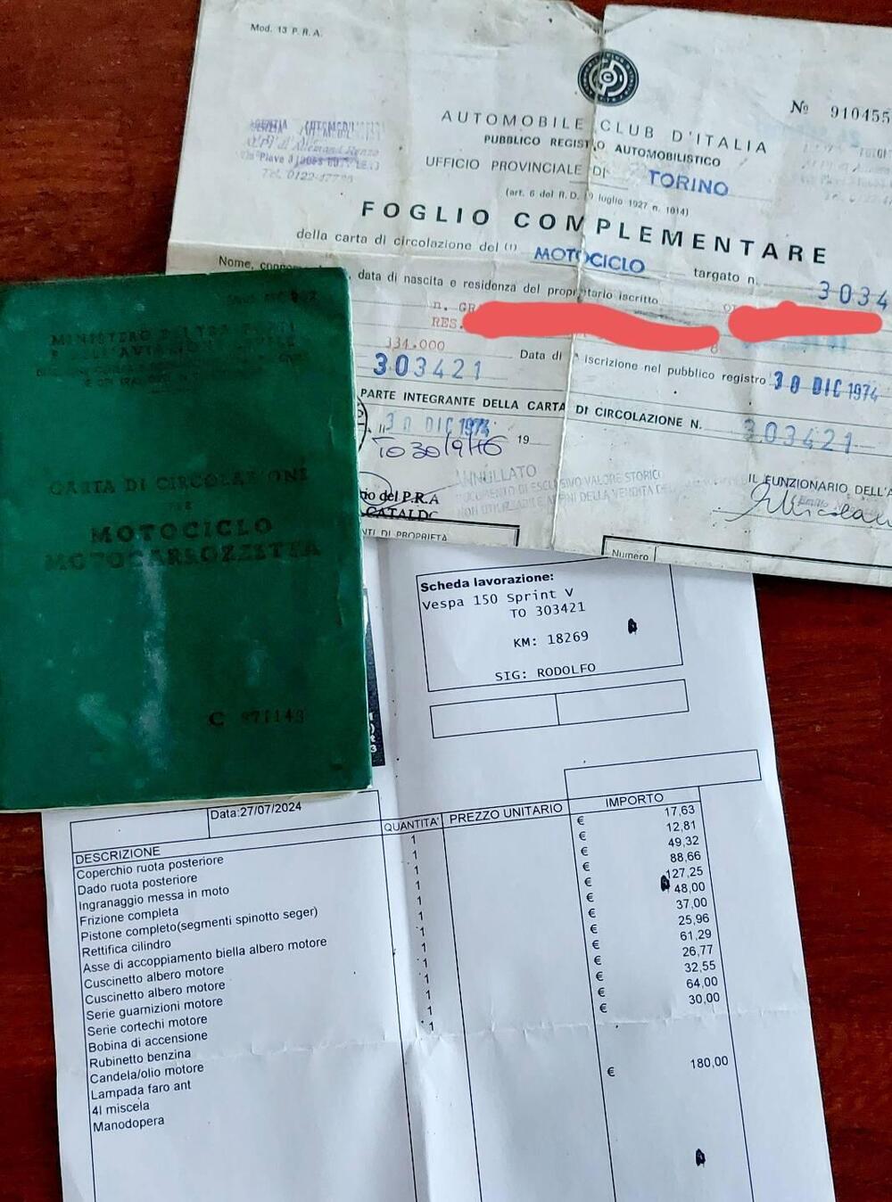 Piaggio Vespa 150 sprint veloce  (7)