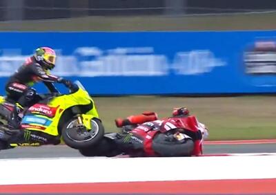 MotoGP 2026. GP delle Americhe. Long lap penalty per Marc Márquez, per l'incidente con Di Giannantonio: Sono entrato in Direzione gara e ho detto 'ho sbagliato, penalizzatemi' [VIDEO]