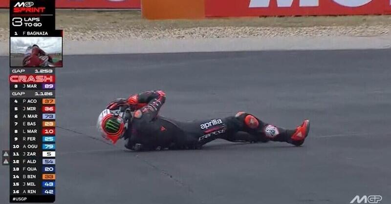 MotoGP 2026. GP delle Americhe. Marco Bezzecchi ammette lo sbaglio: "Ho esagerato in staccata, dovevo essere pi&ugrave; paziente. Ma domani ci rifaremo"