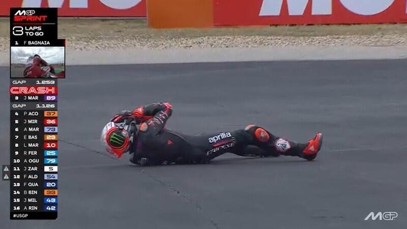 MotoGP 2026. GP delle Americhe. Marco Bezzecchi ammette lo sbaglio: "Ho esagerato in staccata, dovevo essere pi&ugrave; paziente. Ma domani ci rifaremo"