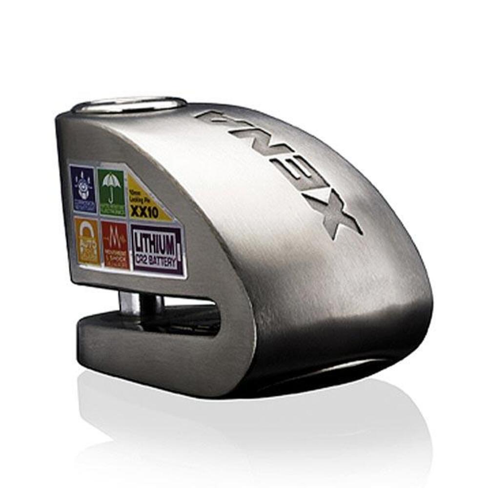 Bloccadisco con allarme Xena xx10 in acciaio inox