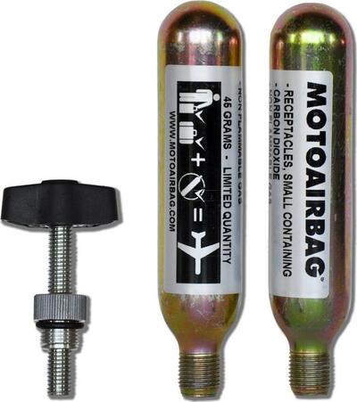 kit ricarica a 2 bombole Motoairbag