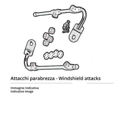 Givi D5129KIT kit attacchi parabrezza D5127S D5127
