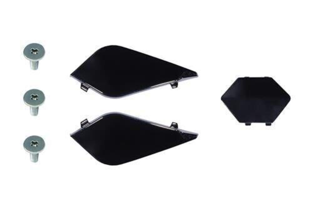 Viti+Coperchi frontino Ls2 Mx701 Nero Lucido