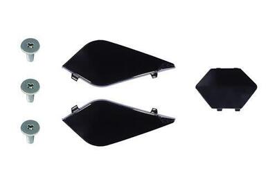 Viti+Coperchi frontino Ls2 Mx701 Nero Lucido