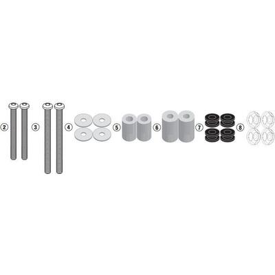 Kit attacchi Givi D7058KIT per SYM Joymax Z 300 (1