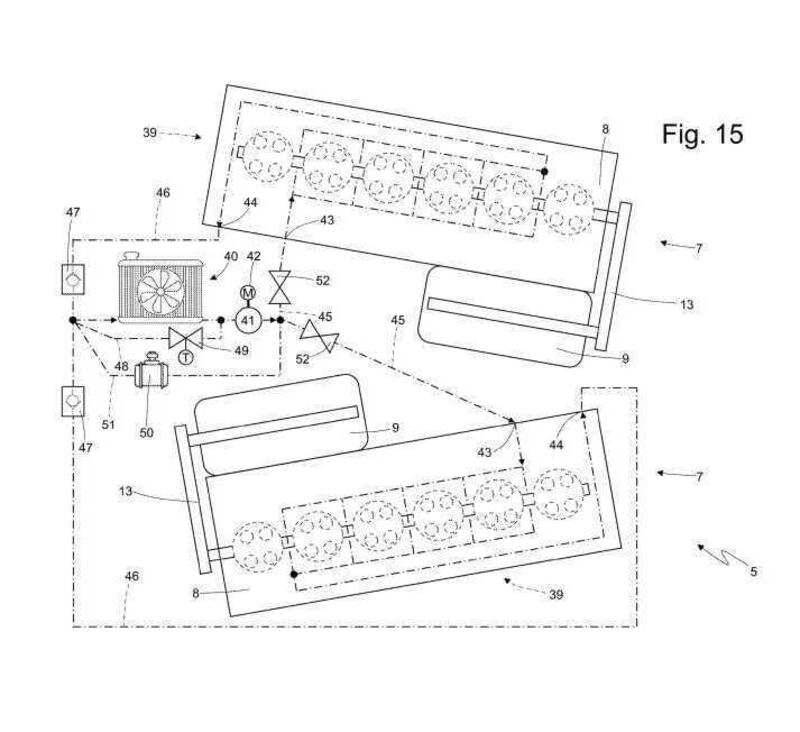Due 6 cilindri autonomi con circuiti di lubrificazione interconnessi