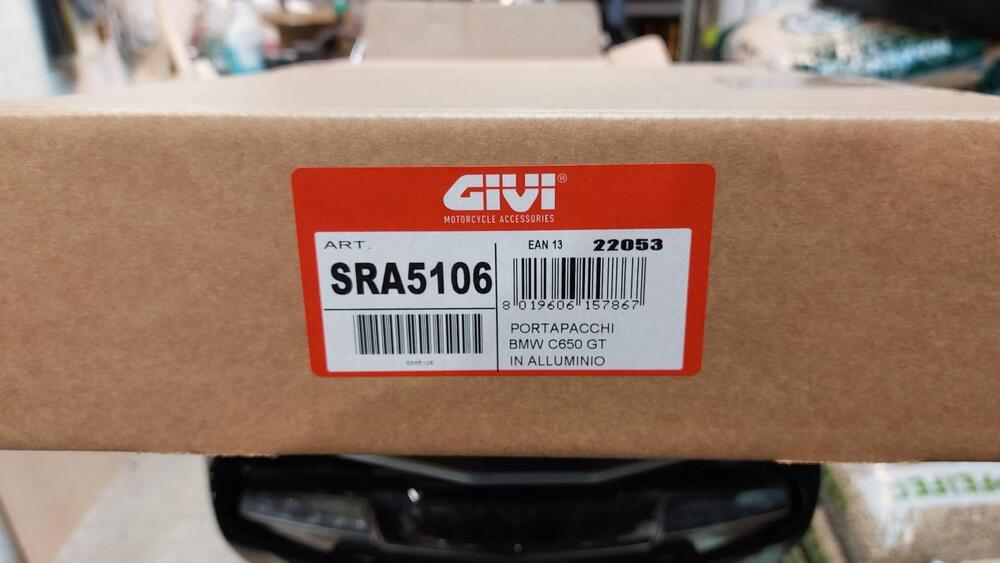 Valigie top case telaietti bmw c650gt Givi