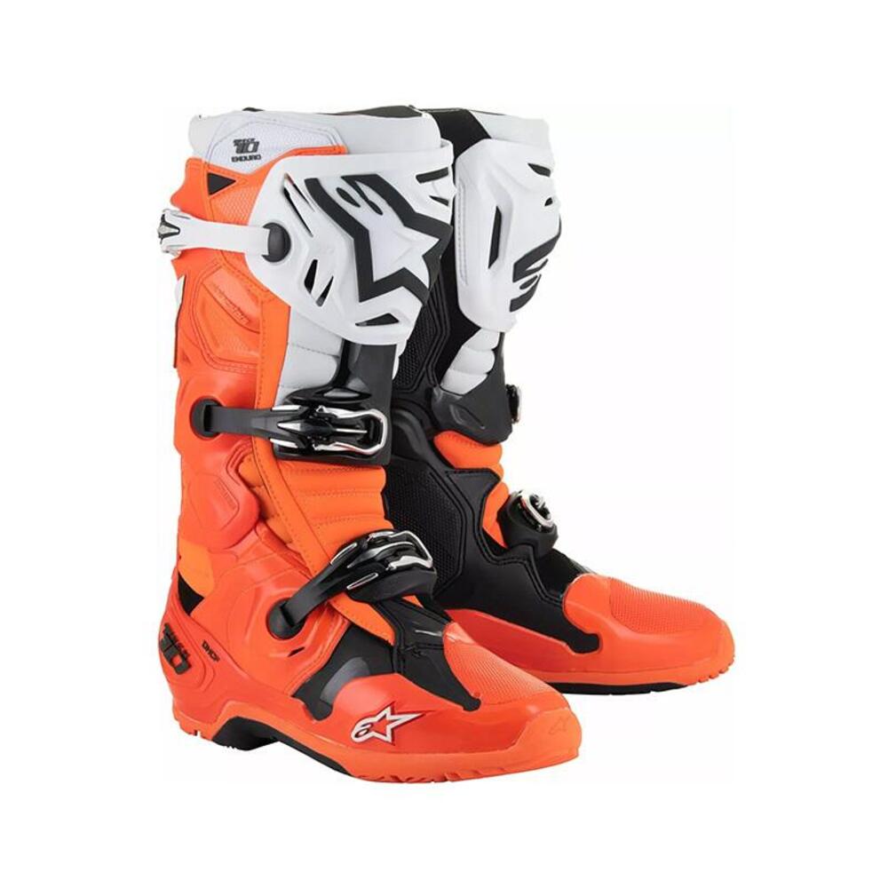 Stivali Cross Alpinestars Tech 10 Enduro Arancio F