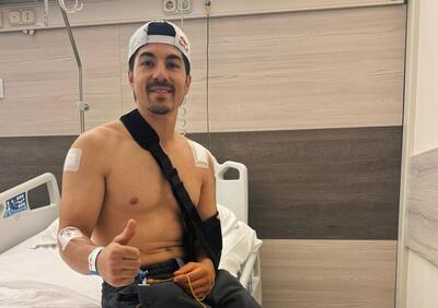 MotoGP 2026. Maverick Viñales operato alla spalla, vite rimossa: ora inizia il recupero