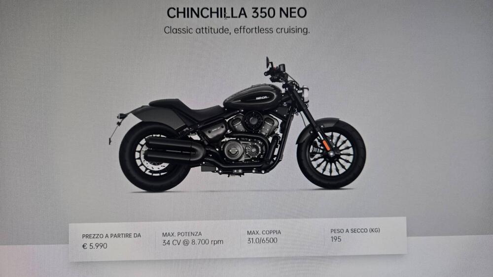 Benda Motorcycles Chinchilla 350 CVT Neo (2026)