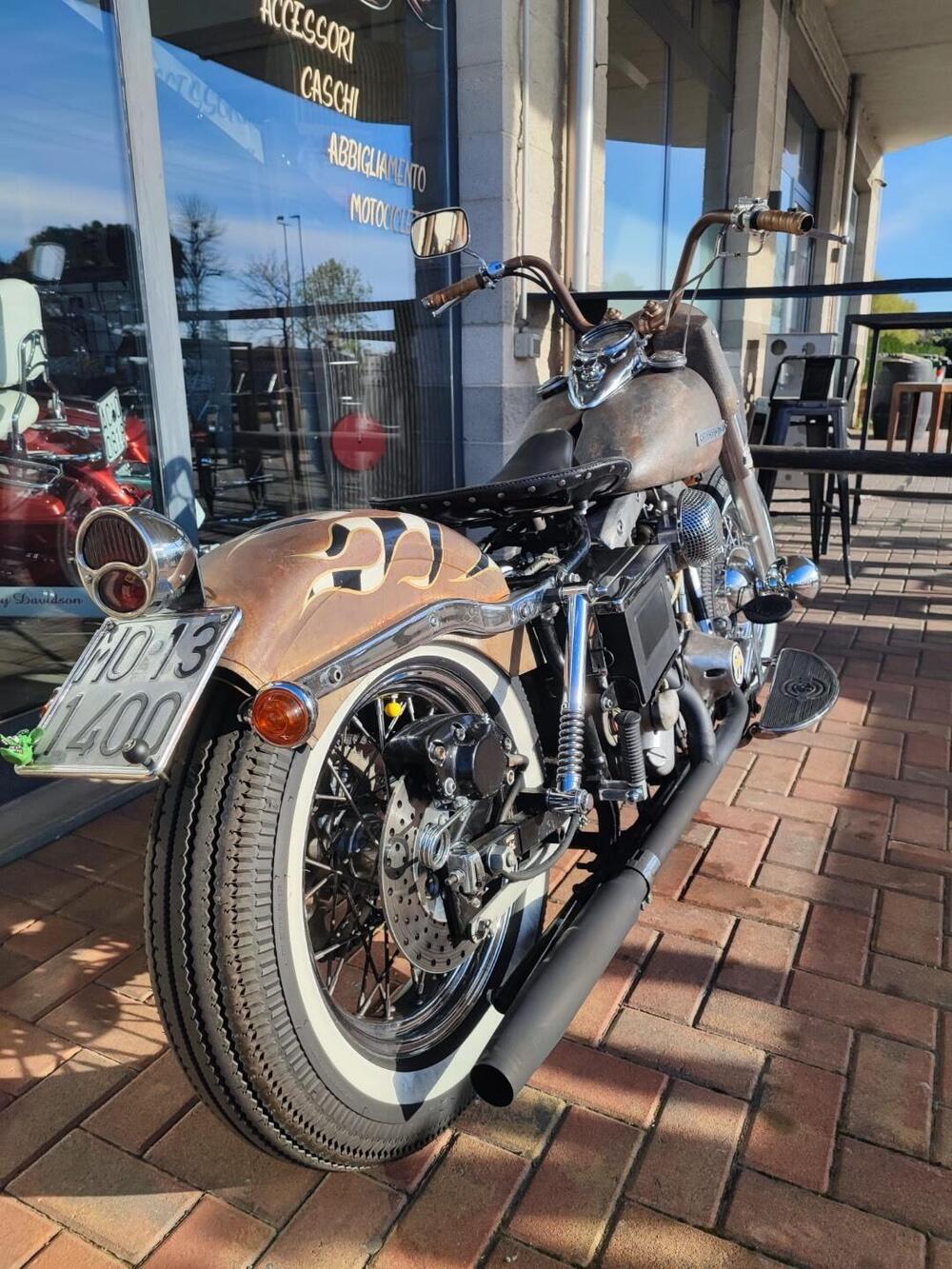 Harley-Davidson Electra glide del 1976 targa italiana del tempo (2)