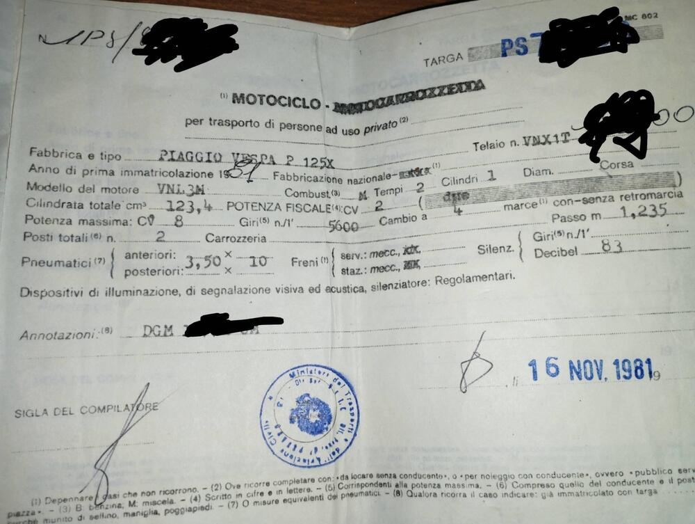 Piaggio Vespa p125x (5)