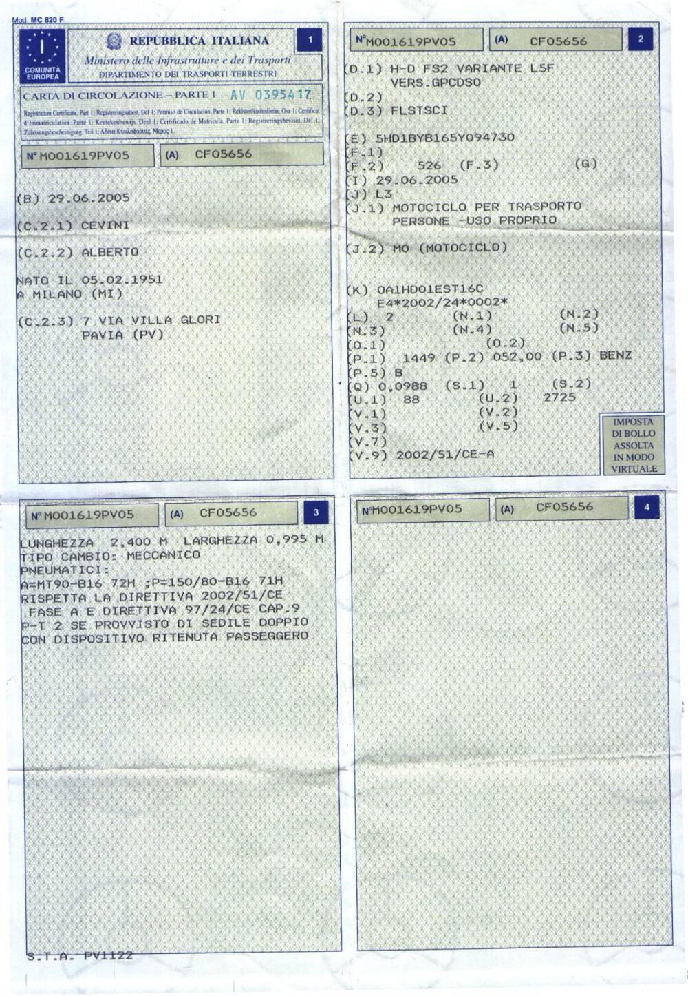 Harley-Davidson 1450 Heritage Springer Classic (2005 - 07) - FLSTSC (14)