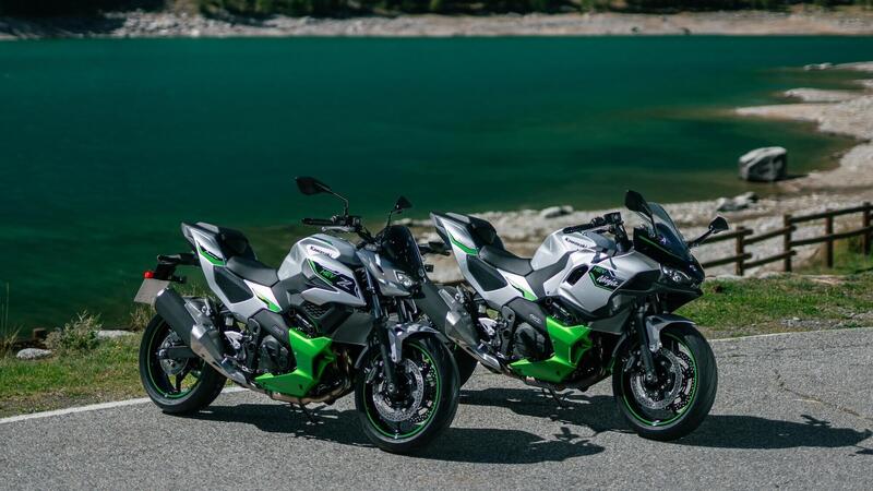 Kawasaki aggiorna le HEV Z7 e Ninja 7 Hybrid
