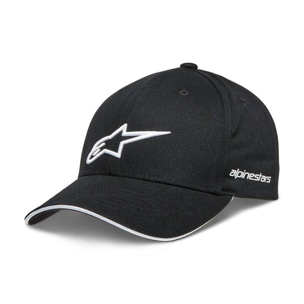 Cappellino moto Alpinestars Rostrum nero bianco